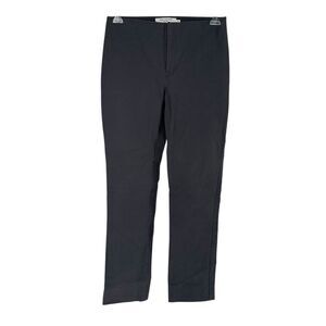 MM Lafleur Pants Womens Stretch Trouser Charcoal Gray Size 8 Career High Rise